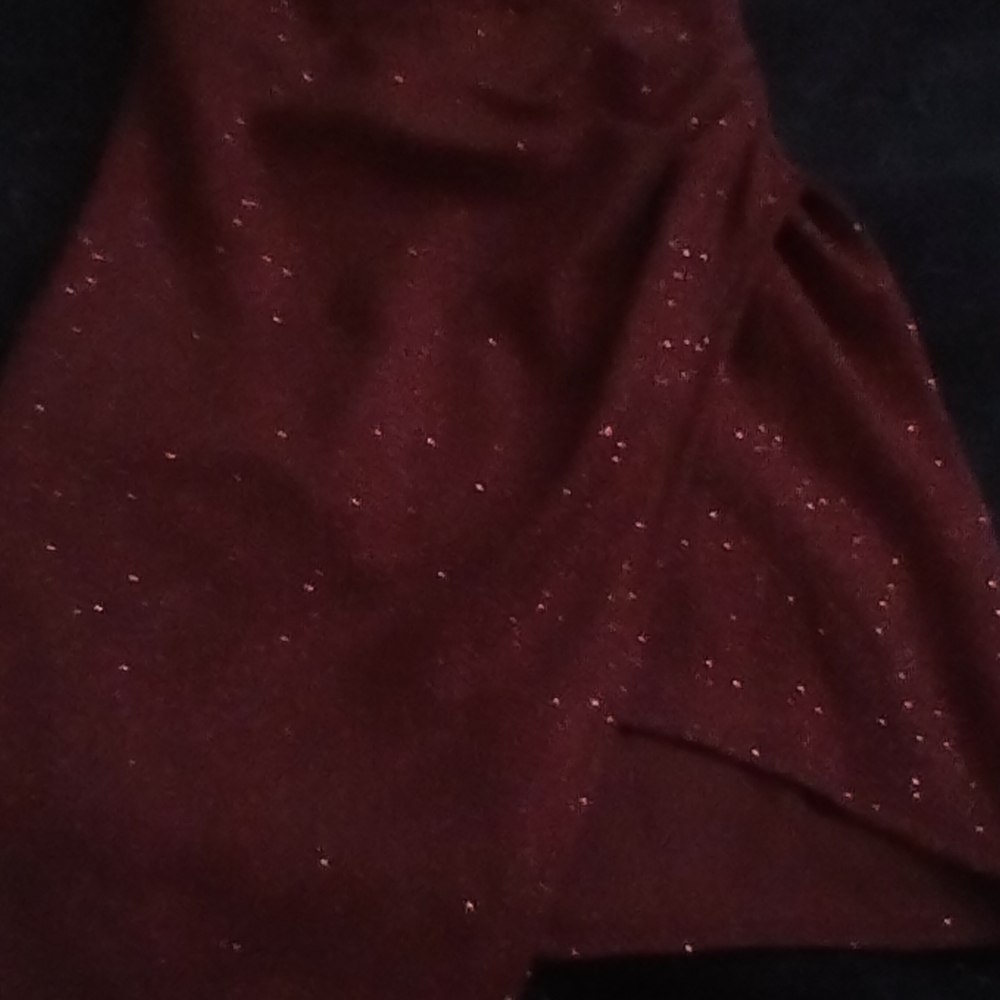 Rue21 Sparkling Burgundy Maxi Dress